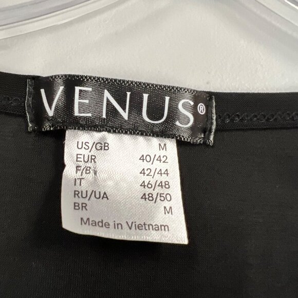 Venus Women's Bodycon Hi Low Dress Long Sleeve Multicolor Metallic Medium - Picture 10 of 11